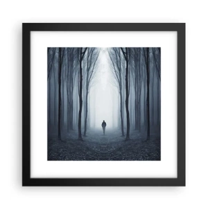Poster in een zwarte lijst - En alles is eenvoudig en duidelijk - 30x30 cm