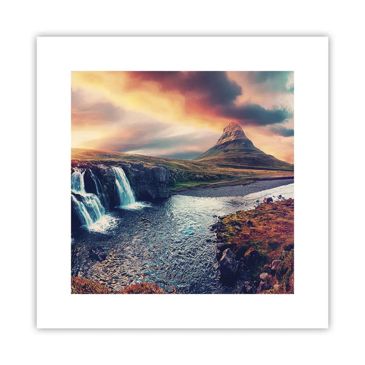Poster - In de majesteit van de natuur - 30x30 cm