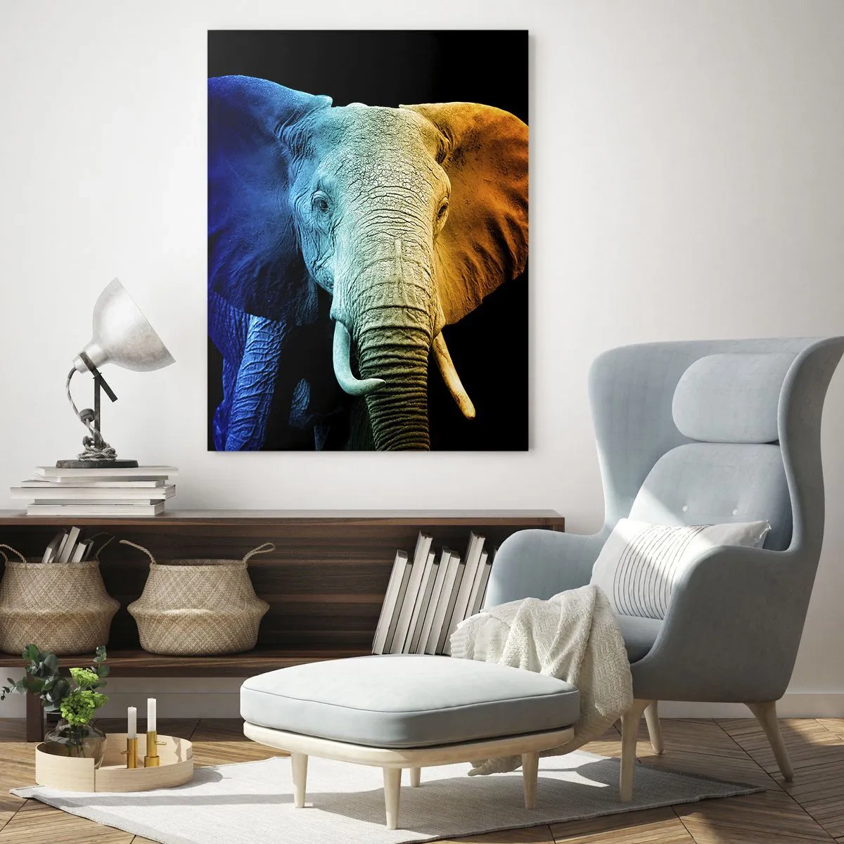 Schilderen op glas - Excentriek, niet raar - 50x70 cm