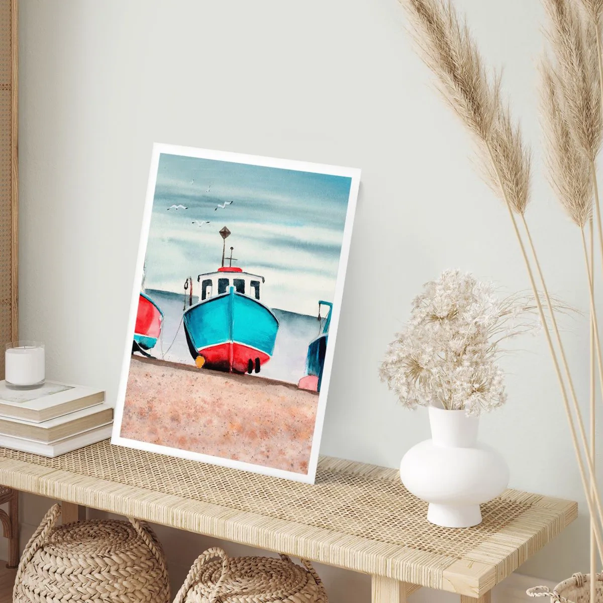 Poster - Klaar om te vissen - 70x100 cm