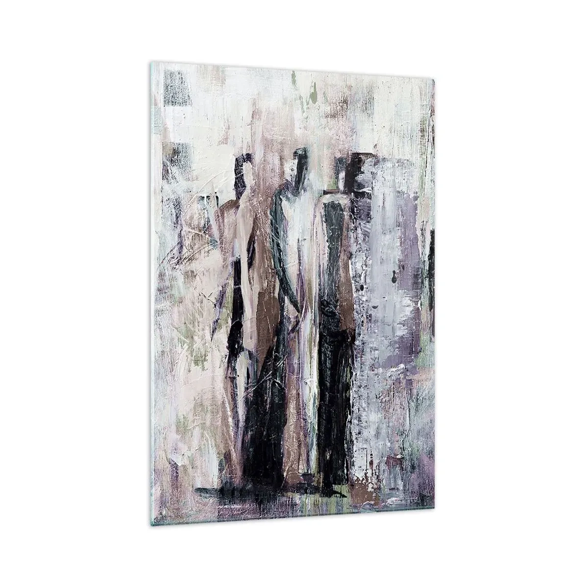 Schilderen op glas - De mysterieuze drie - 70x100 cm