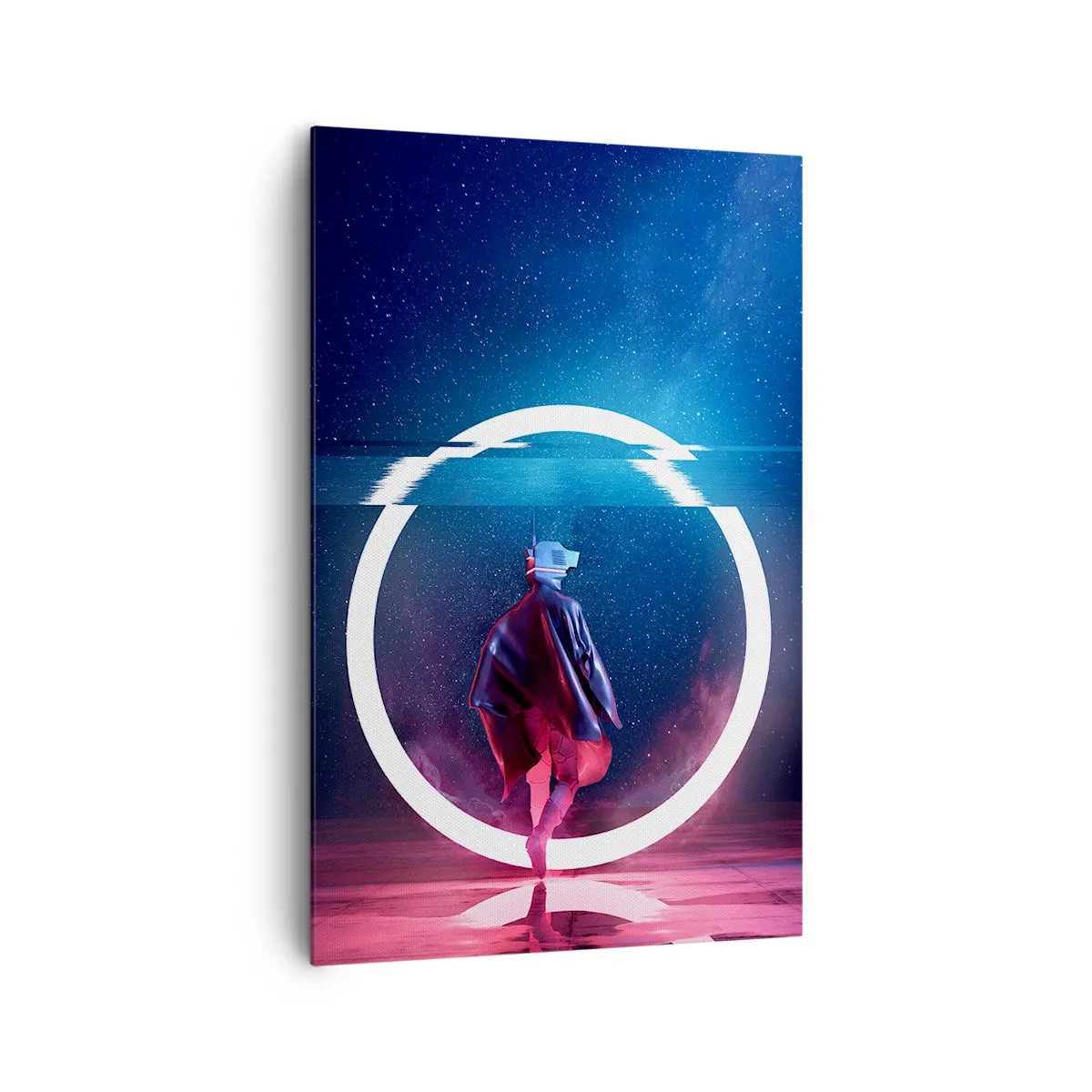 Schilderen op canvas - Tussen werelden - 80x120 cm