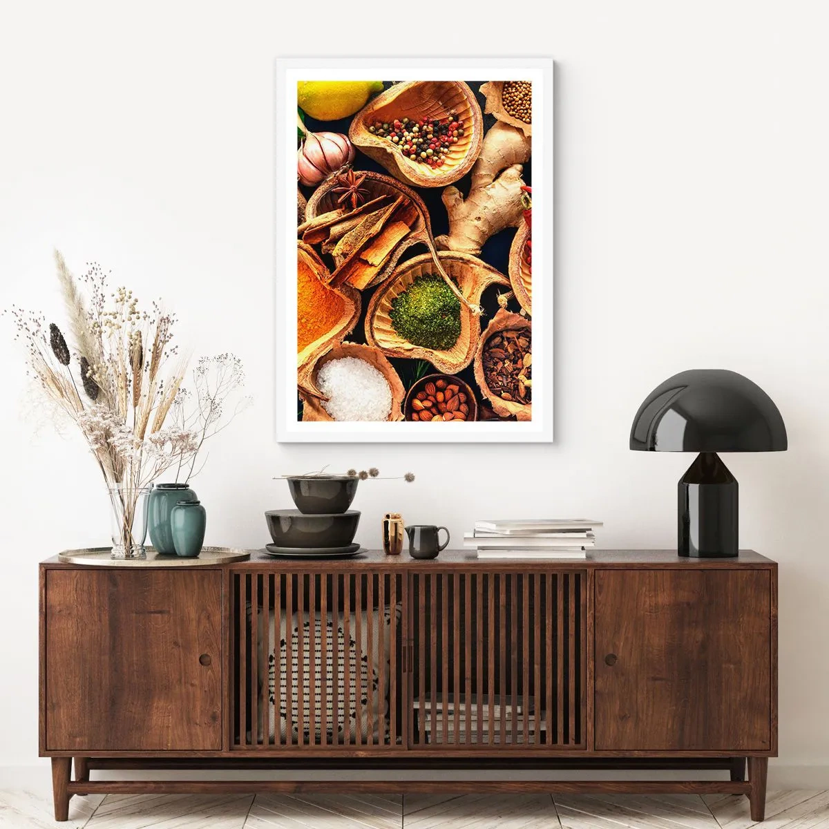 Poster in een witte lijst - Neem wat je wilt - 50x70 cm