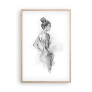 Een poster in een licht eiken lijst - Prachtig als schilderij - 61x91 cm