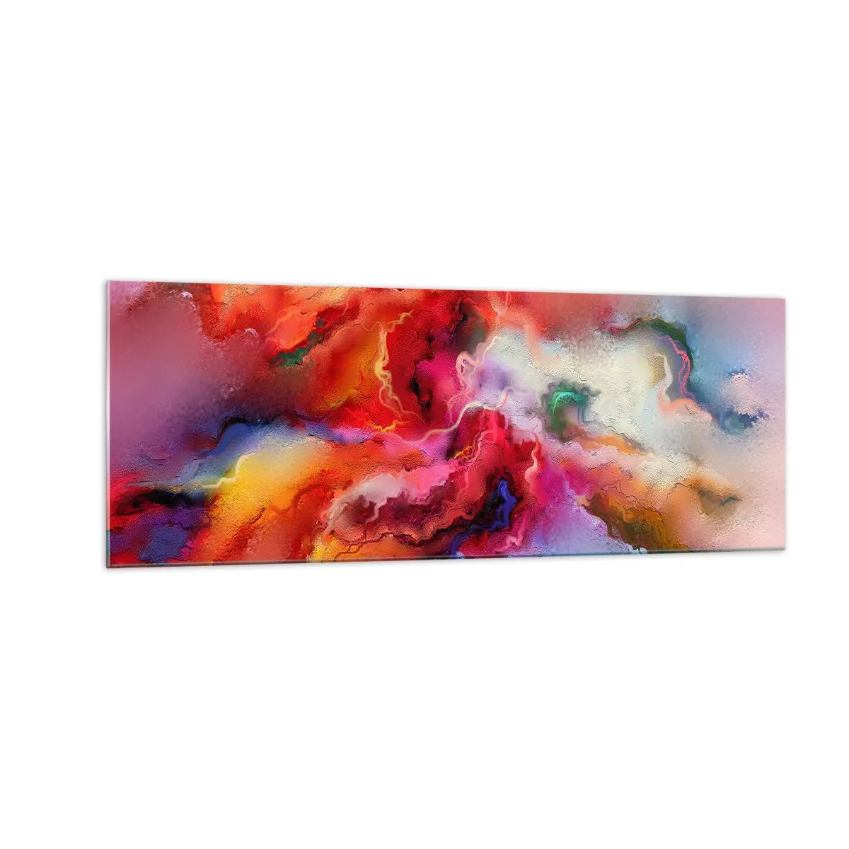 Schilderen op glas - Hoe vang je dromen - rook - 140x50 cm