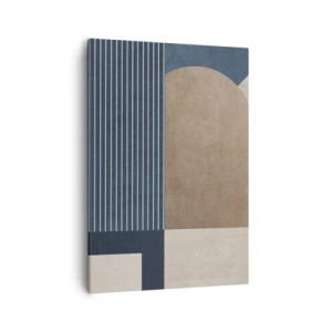Schilderen op canvas - Een compositie van eenvoud en rondheid - 50x70 cm