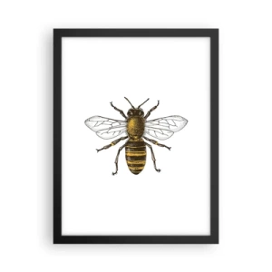 Poster in een zwarte lijst - Mooi en goed - 30x40 cm