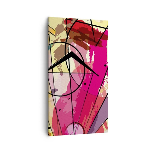 Schilderen op canvas - Explosie - 45x80 cm