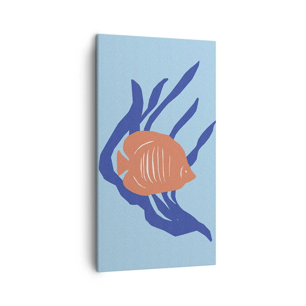 Schilderen op canvas - Bewoonster van koraalwateren - 45x80 cm