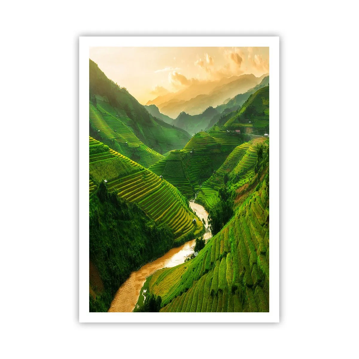 Poster - Vietnamese vallei - 70x100 cm