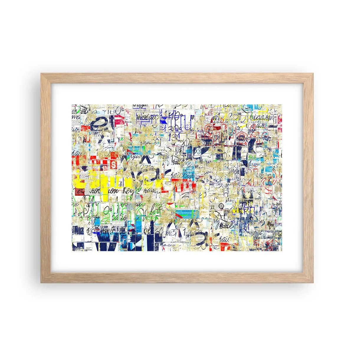 Een poster in een licht eiken lijst - Het is gewoon een lust voor het oog - 40x30 cm