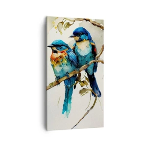 Schilderen op canvas - Is hij boos geworden? - 45x80 cm