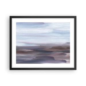 Poster in een zwarte lijst - Elementen: water - 50x40 cm