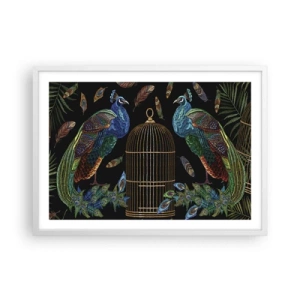 Poster in een witte lijst - In koninklijke gewaden - 70x50 cm