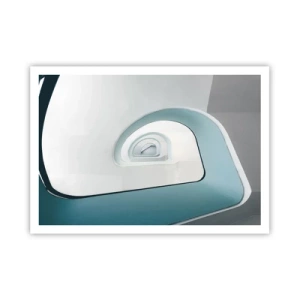 Poster - Naar de bodem van de blauwe - 100x70 cm