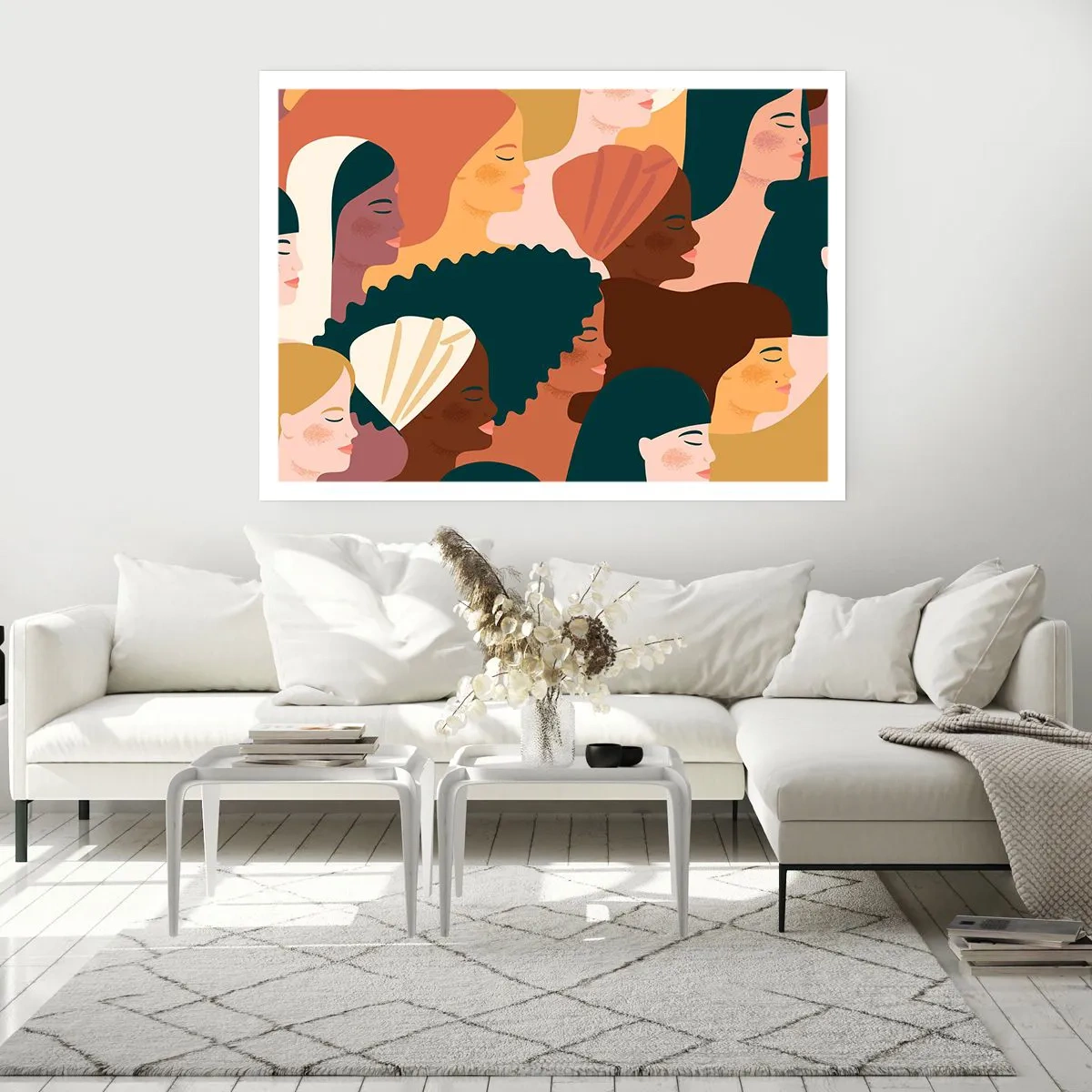 Poster - Alleen vrouwelijkheid - 100x70 cm