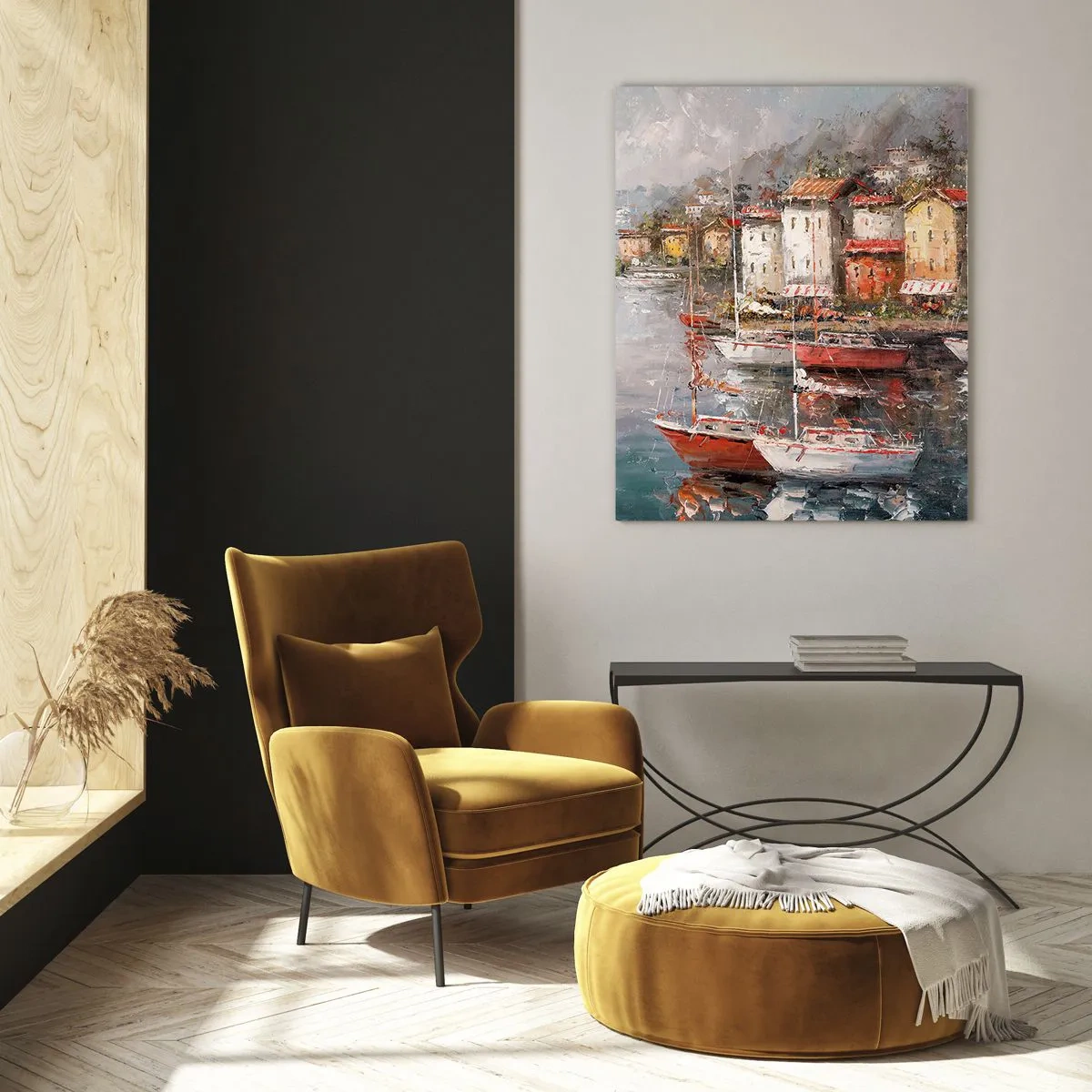 Schilderen op glas - Romantisch toevluchtsoord - 50x70 cm