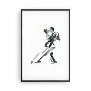 Poster in een zwarte lijst - In één slag - 61x91 cm