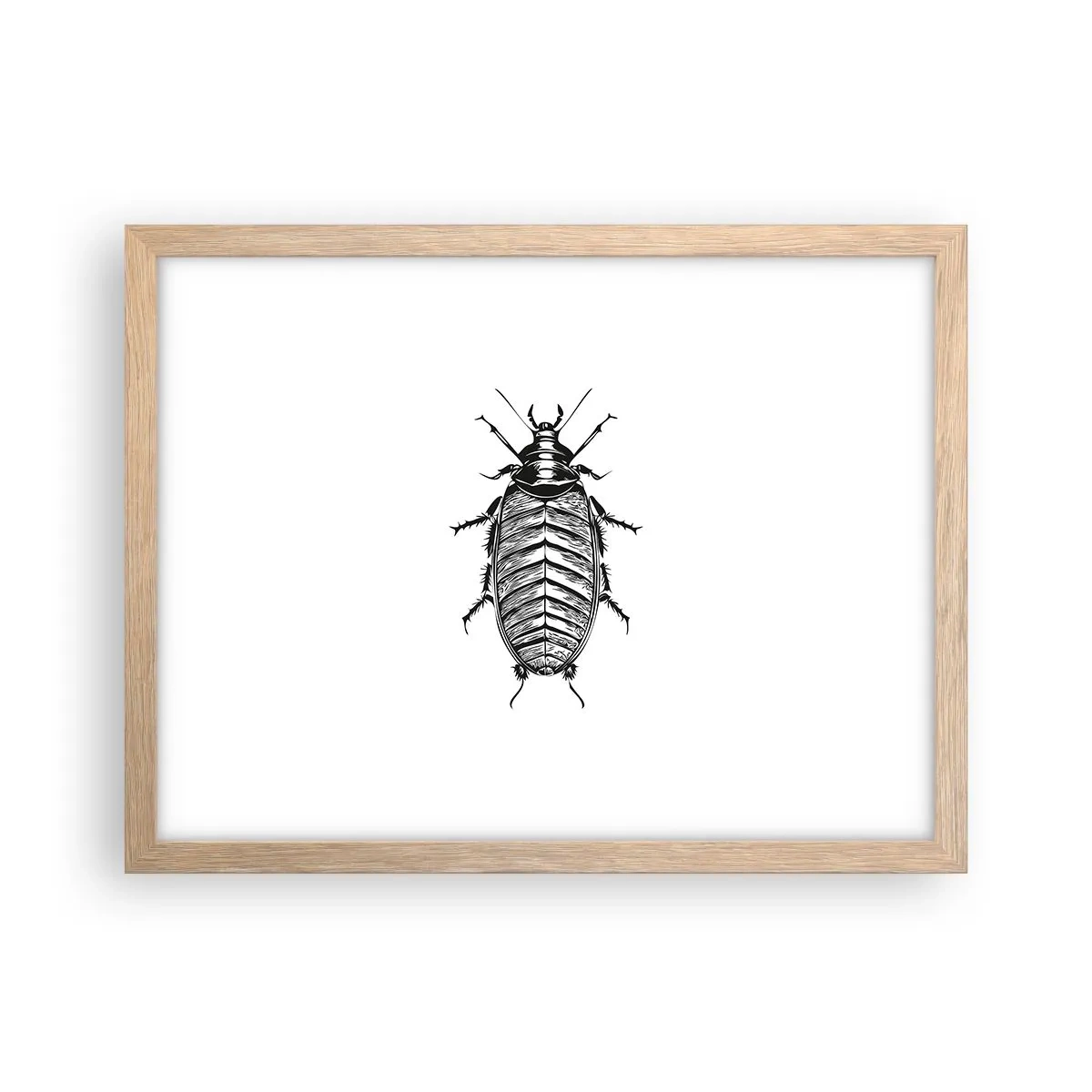 Een poster in een licht eiken lijst - Wat een exemplaar! - 40x30 cm