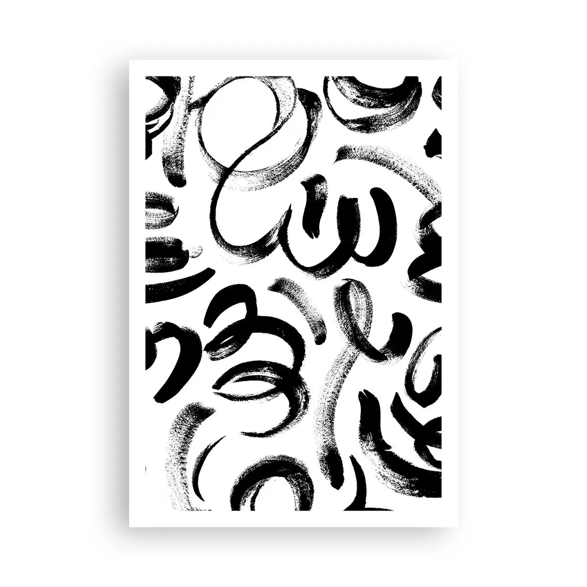 Poster - Zwart op wit - 70x100 cm