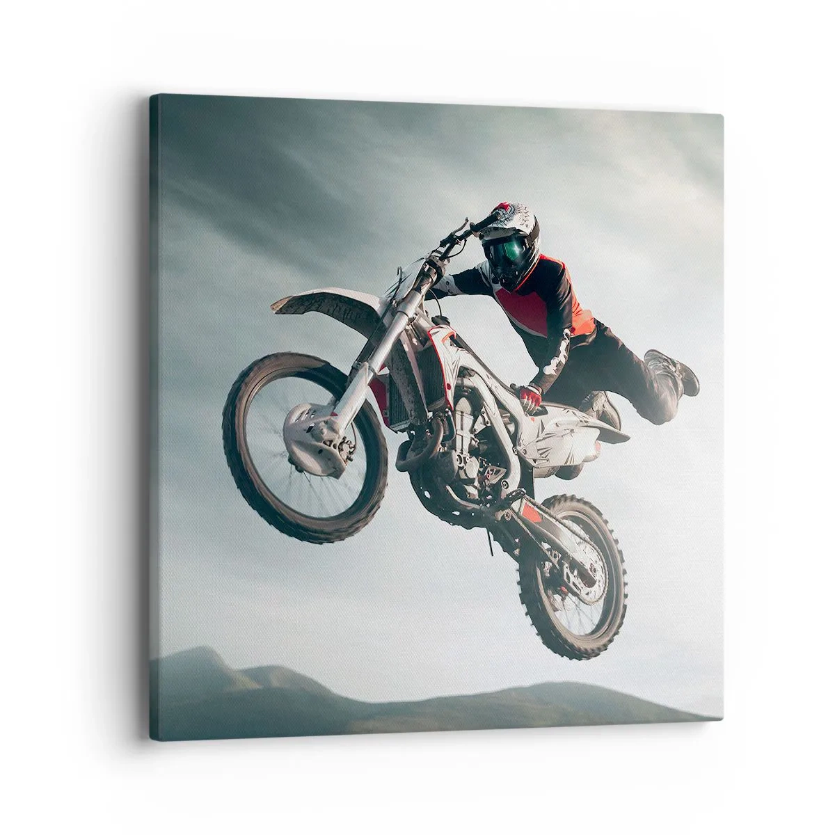 Schilderen op canvas - Er is geen plezier zonder risico - 40x40 cm