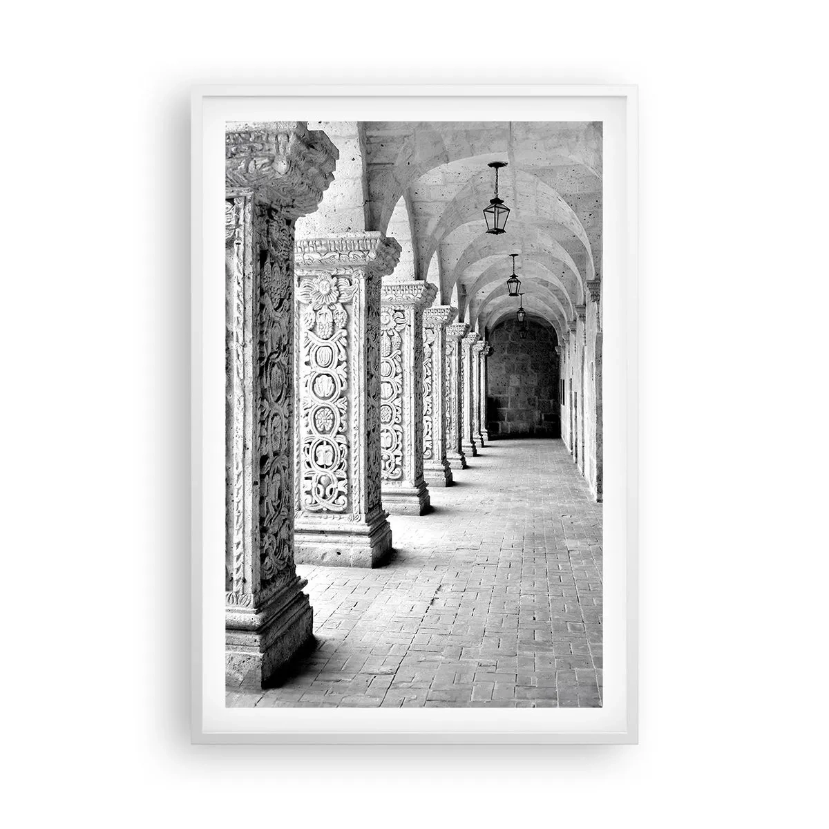 Poster in een witte lijst - En waar naar toe….? - 61x91 cm