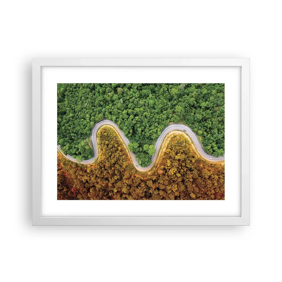 Poster in een witte lijst - Grenzen en doorbraken - 40x30 cm