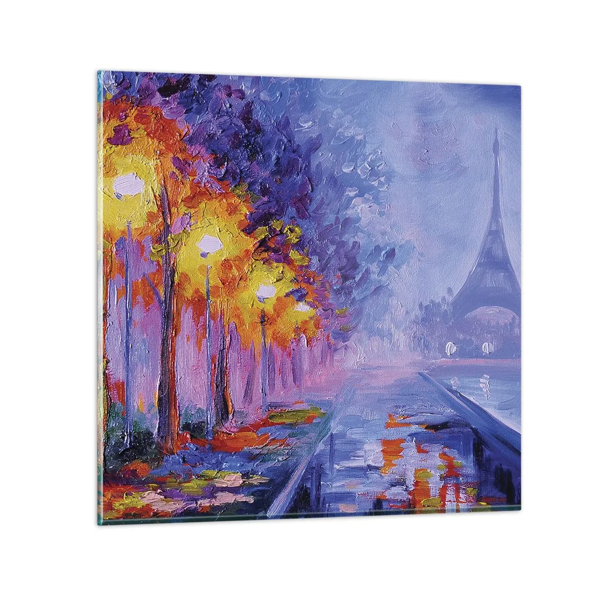 Schilderen op glas - Een droomwandeling - 30x30 cm