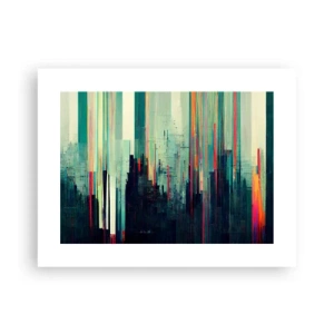 Poster - Futuristische stad - 40x30 cm