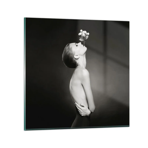 Schilderen op glas - Excentrieke elegantie - 70x70 cm