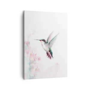 Schilderen op canvas - Vastgehouden tijdens fladderen - 50x70 cm