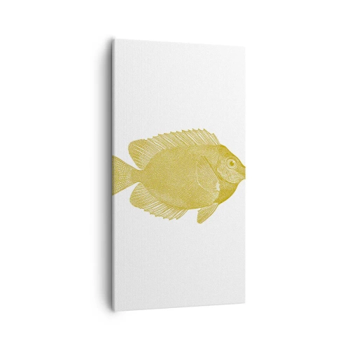 Schilderen op canvas - Vis en dat is het - 55x100 cm