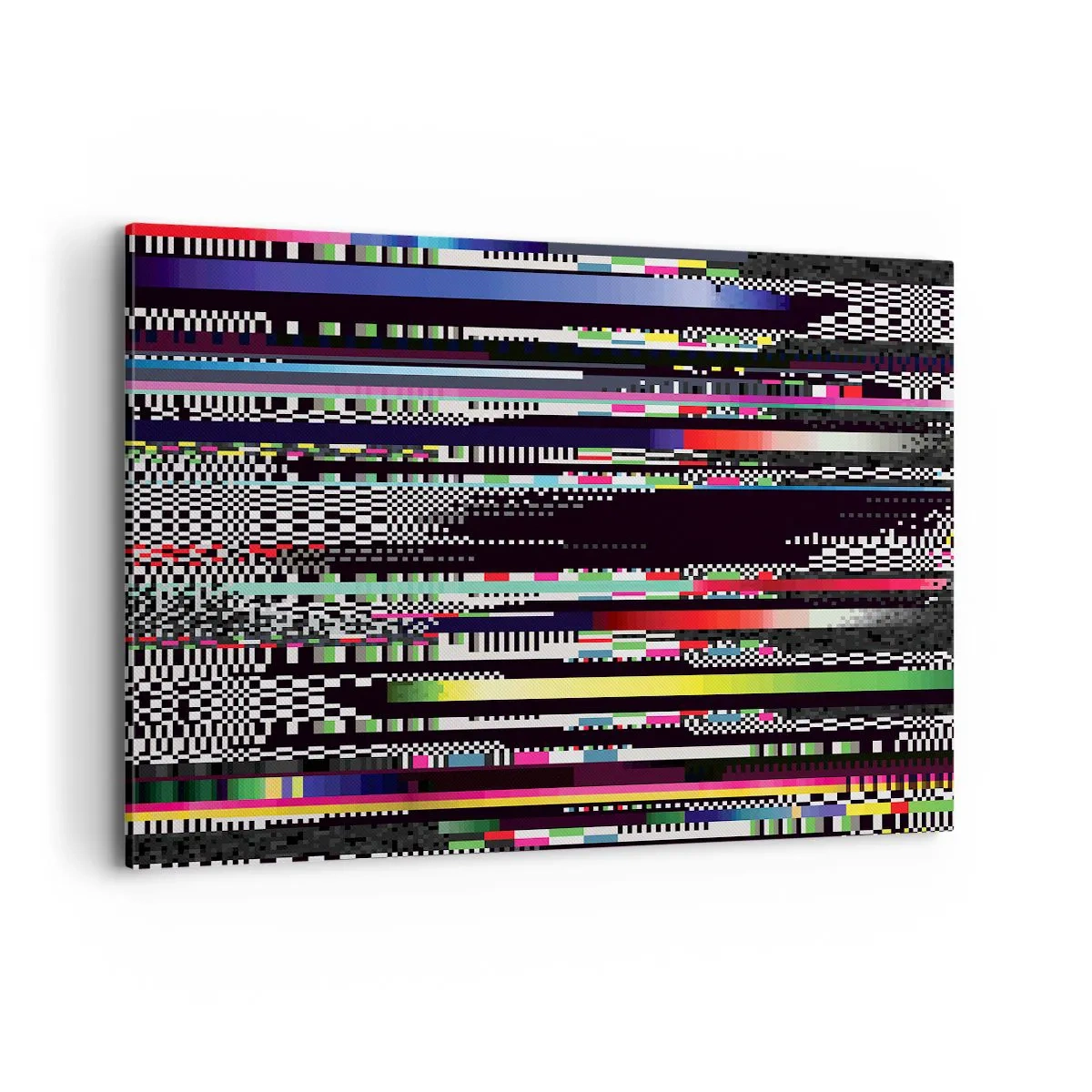 Schilderen op canvas - Het controlebeeld van de werkelijkheid - 120x80 cm