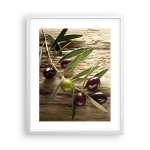 Poster in een witte lijst - Rechtstreeks uit de natuur - 40x50 cm