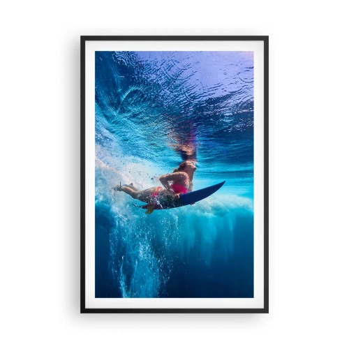 Poster in een zwarte lijst - De diepte van vreugde - 61x91 cm