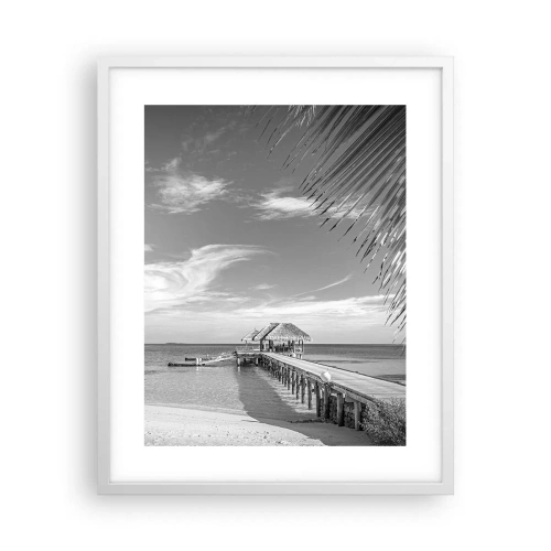 Poster in een witte lijst - Herinnering of droom? - 40x50 cm