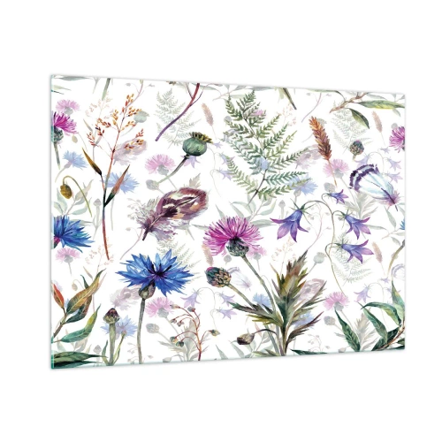 Schilderen op glas - Pools herbarium - 100x70 cm