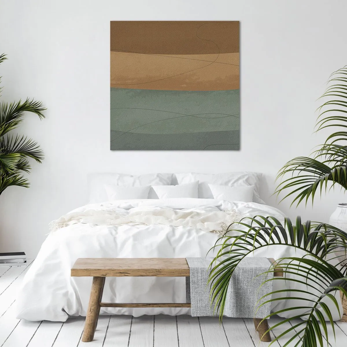 Schilderen op canvas - Horizontale compositie - 30x30 cm