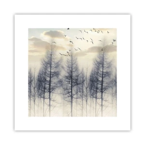 Poster - Bosgeesten - 30x30 cm