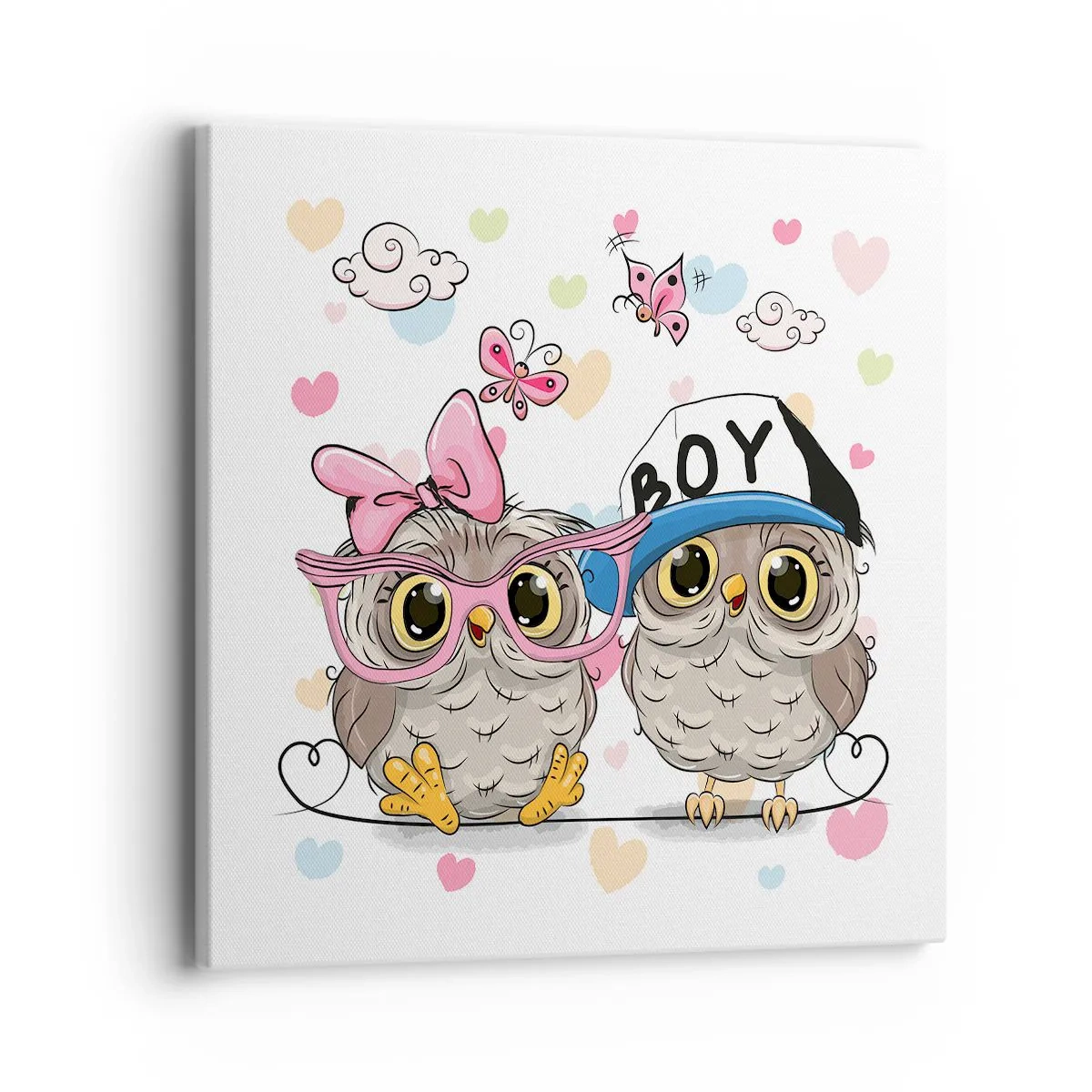 Schilderen op canvas - Laten we liefde maken! - 40x40 cm