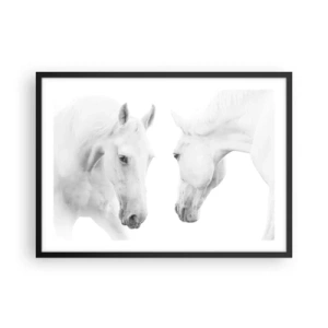 Poster in een zwarte lijst - Is dit vriendschap...? - 70x50 cm