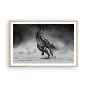 Een poster in een licht eiken lijst - De emir zelf waardig - 91x61 cm