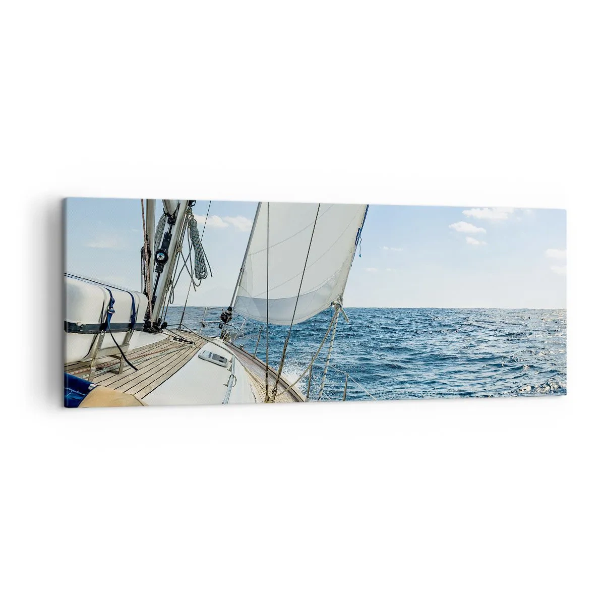 Schilderen op canvas - Ahoi, avontuur - 140x50 cm