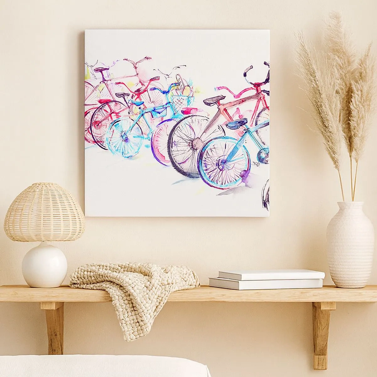 Schilderen op canvas - Congres van de Antymoto-club - 30x30 cm