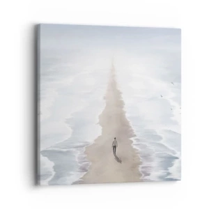 Schilderen op canvas - Een gouden toekomst - 40x40 cm