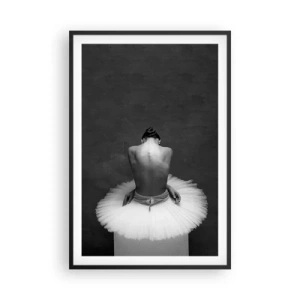 Poster in een zwarte lijst - Het bloeit gewoon - 61x91 cm