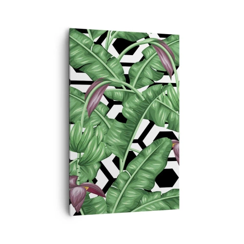 Schilderen op canvas - Van nature een symmetrische compositie - 80x120 cm