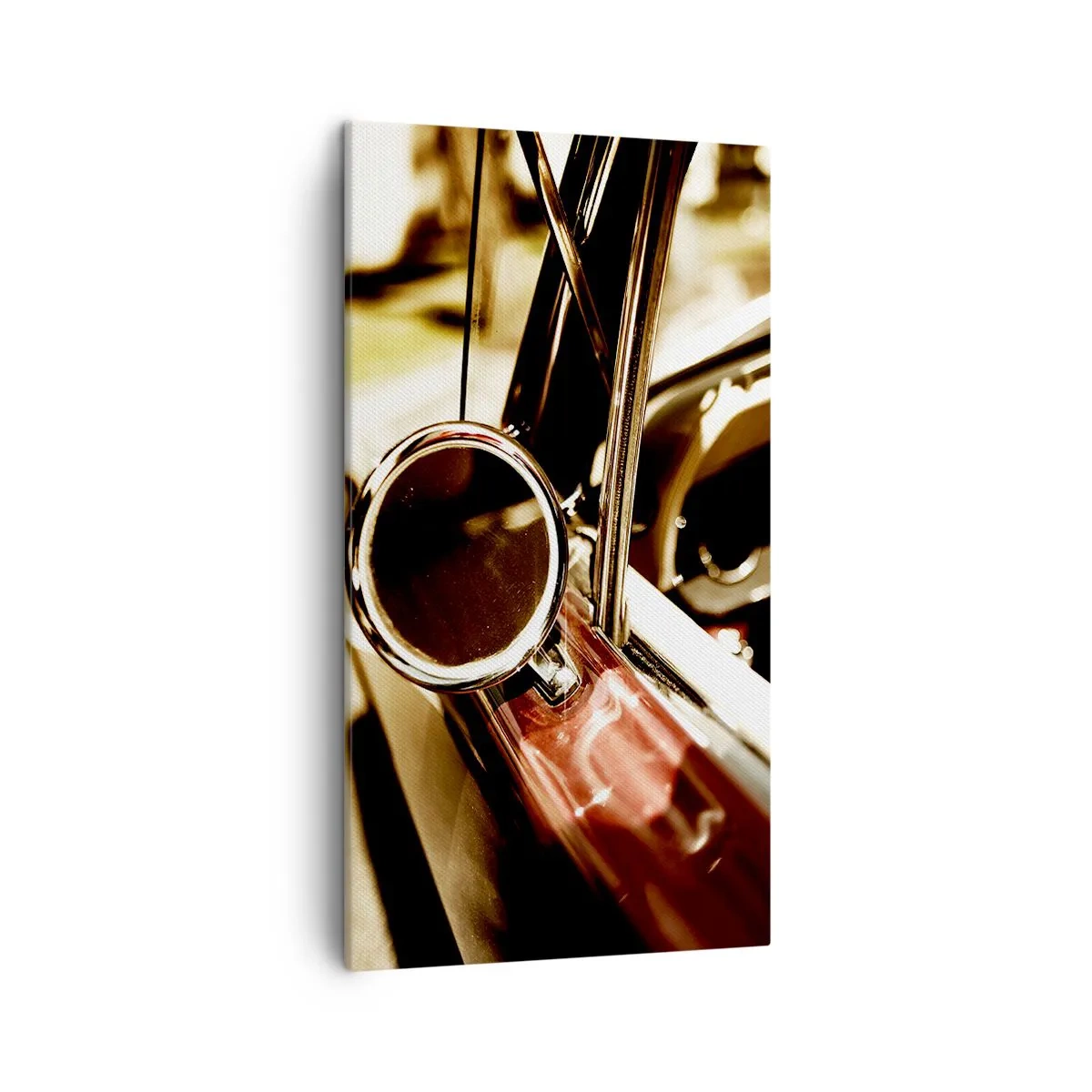 Schilderen op canvas - Een auto met een ziel - 45x80 cm