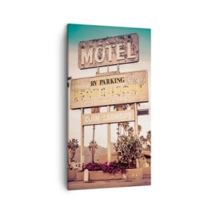 Schilderen op canvas - Hier staat de tijd stil - 45x80 cm