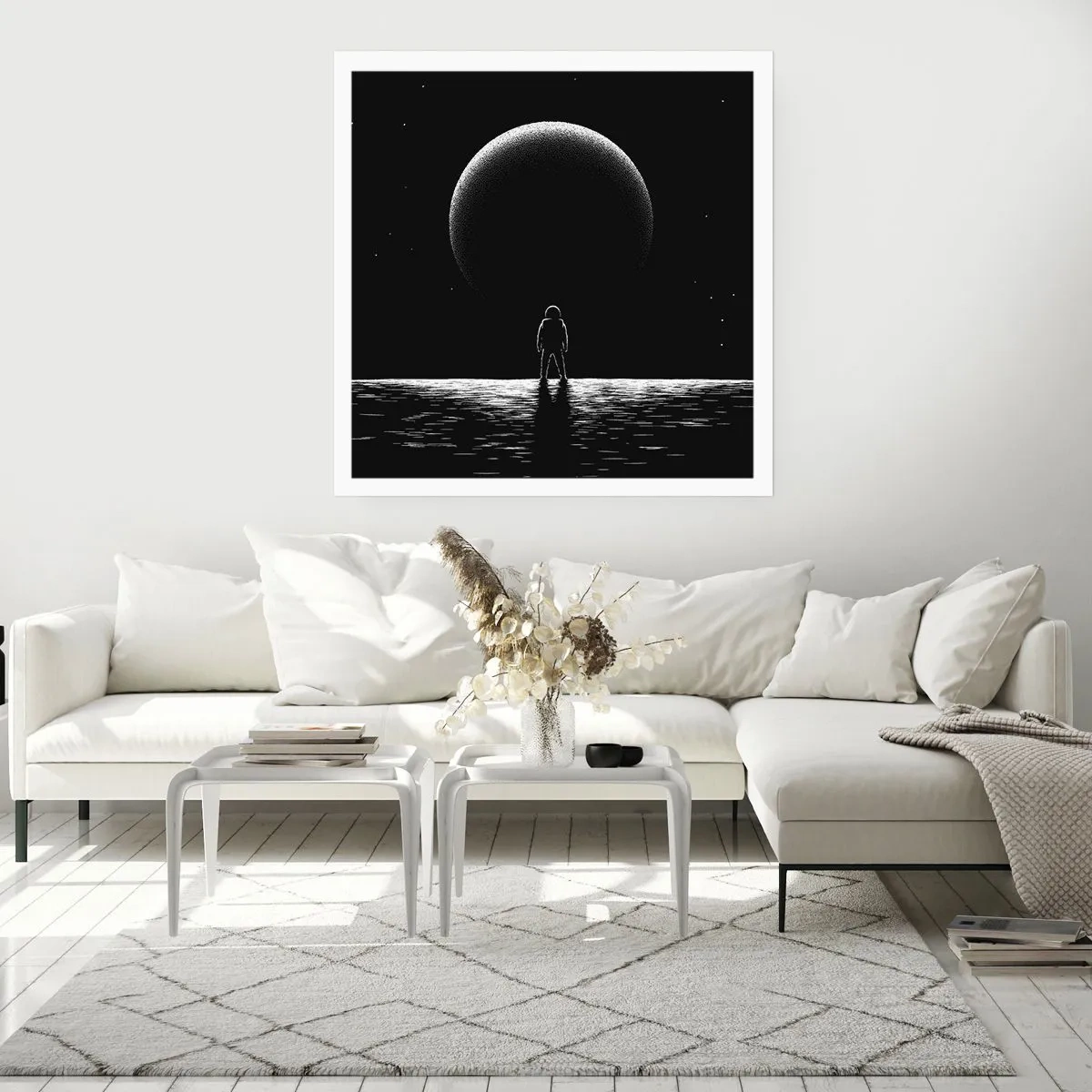 Poster - Oog in oog - 30x30 cm